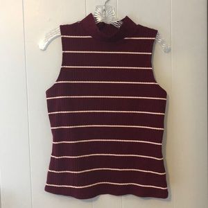 Mock-neck tank